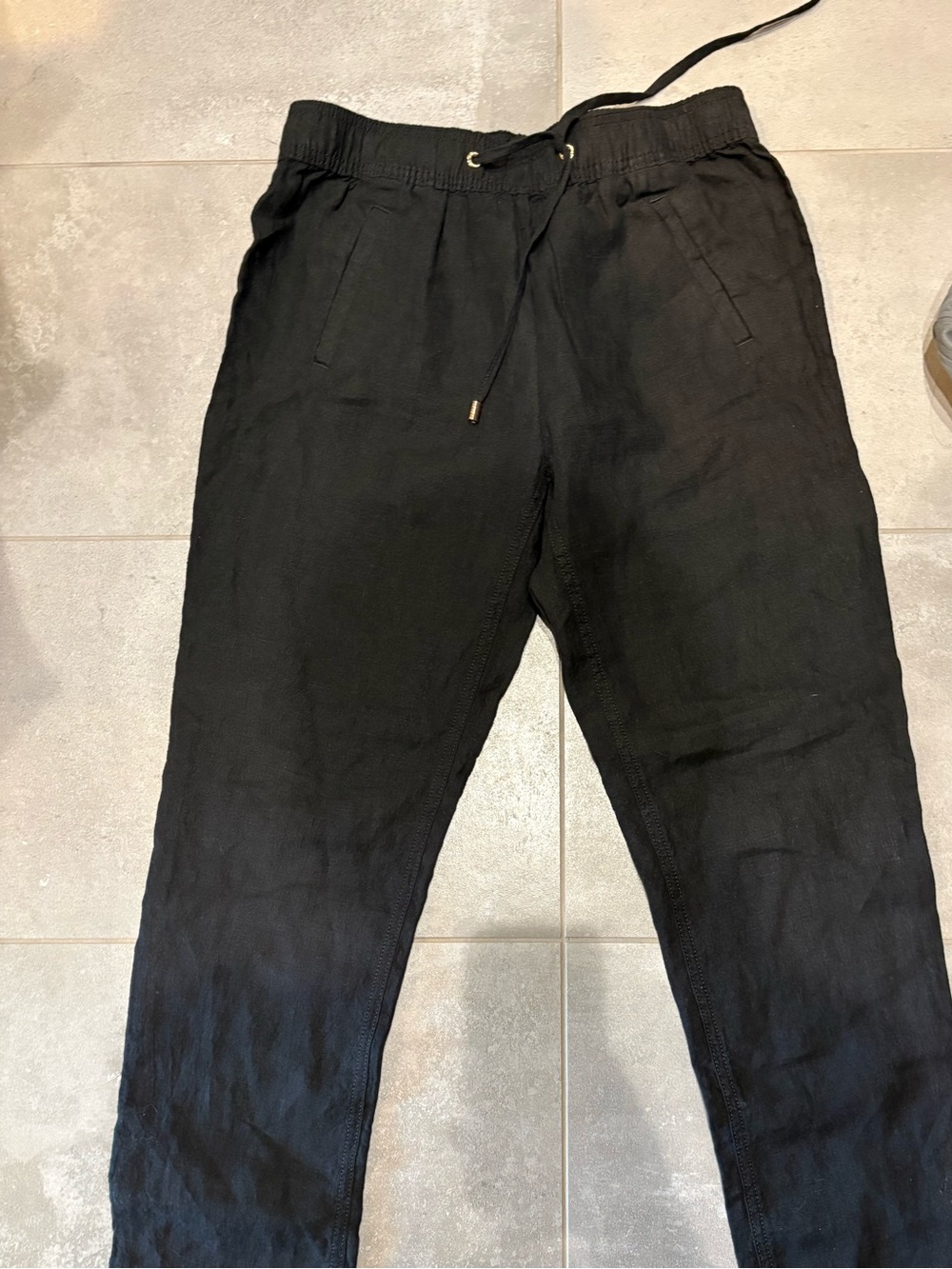 Lilly Pulitzer Black Drawstring Jogger Pants